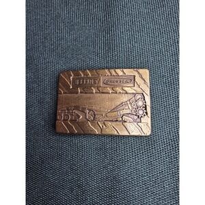 Vintage Jeffrey Dresser Machinery Solid Brass Industrial Belt Buckle